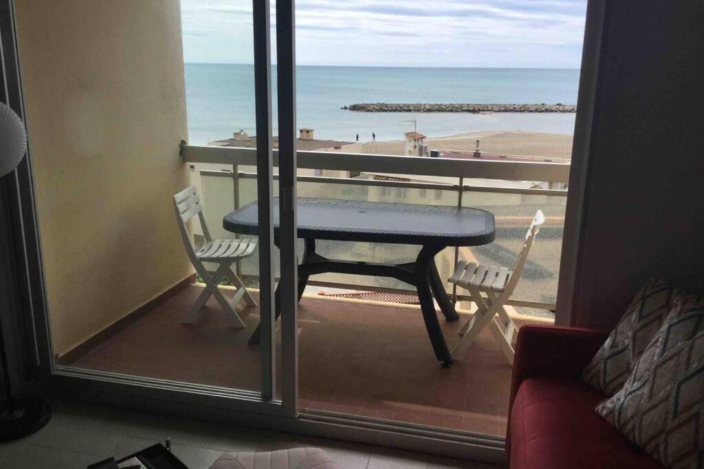 T3 Vue Exceptionnelle Avec Acces Prive A La Plage, Wifi, Clim - Dansnotreappart-Com - Valras-Plage Exterior foto